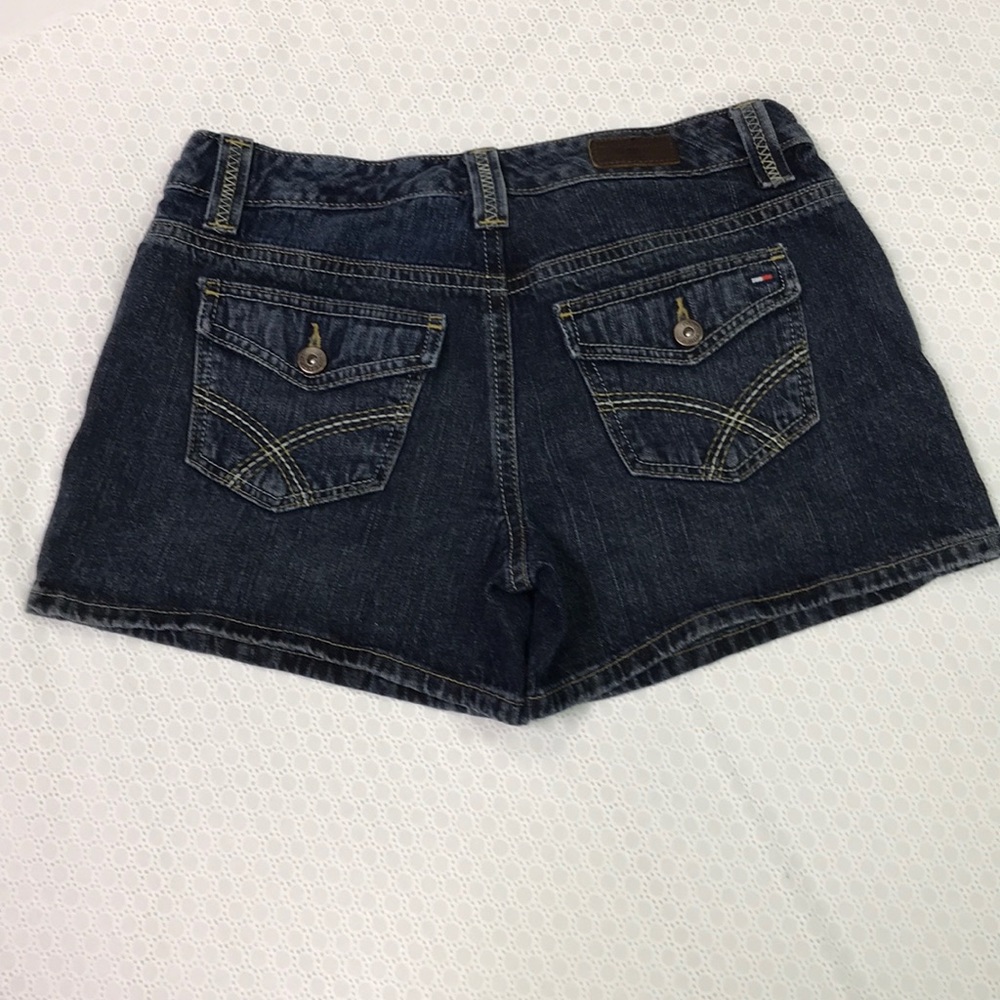 Tommy Hilfiger flap button pocket denim shorts